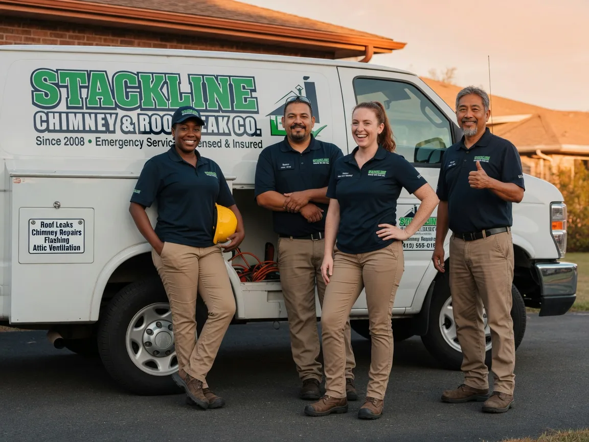 Chimney flashing repair company in Marietta, MS